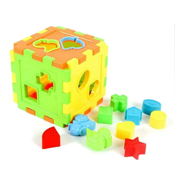 Cheers Kids Baby Animal Alphabet Abacus Cube Blocks Intellectual Brain Training Toys