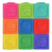 Spark Create Imagine Sensory Stacking Vinyl Blocks 9 Months+, 9 Pieces
