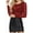 Purplish Red, variant on MOYIKO Mesh Sheer Long Sleeve Tops for Women Boat Neck See Through Womens Lace Blouses Shirts