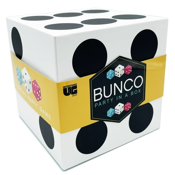 Bunco Party in a Box Game by University Games, for 2 to 12 Players Ages 8 