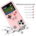 thumbnail image 4 of Funda para iPhone, Retro 3D Funda para teléfono Consola de juegos con 36 juegos clásicos, Pantalla a color Funda para teléfono de videojuegos a prueba de golpes para iPhone (para iPhone 13 Pro Max, Rosa) oso de fresa Electrónica, 4 of 5