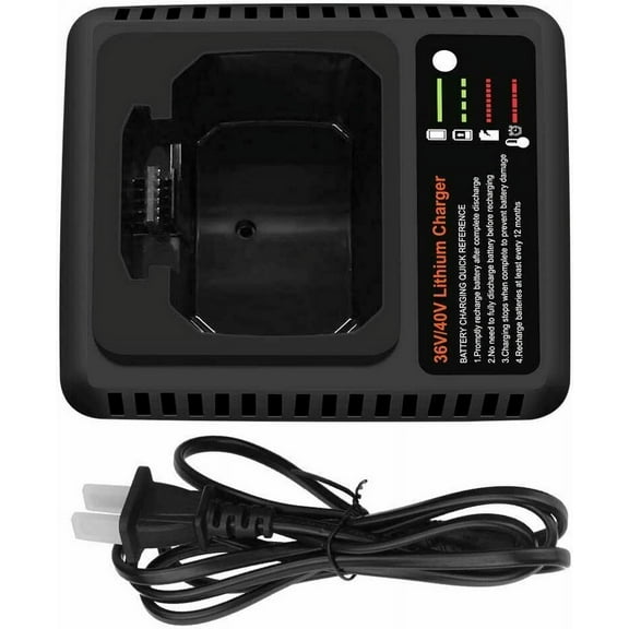 40V Charger for Black & Decker LBX2040 LBXR36 LBXR36-2