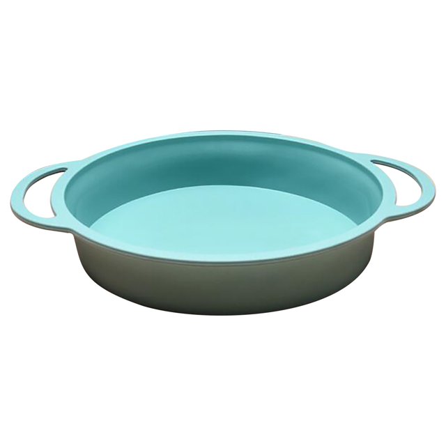 Molde de sartén redondo Fácil de limpiar Molde de silicona para hornear para pastel de pan Wmkox8yii HFSH315