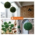 thumbnail image 4 of Artificial Boxwood Topiary Ball Plants, Hanging Plants Wedding Party Decor Hotel Front Porch Topiary Indoor Outdoor, 4 of 7