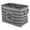Dark Grey, variant on Bone Dry Pet Storage Collection Striped Paw Patch Bin, Large Rectangle, Gray