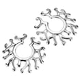 thumbnail image 1 of Bunblic 3x1 Paire Tétine en Acier Inoxydable Réglable à Clipser Fleur Mamilo 3 Pcs, 1 of 8