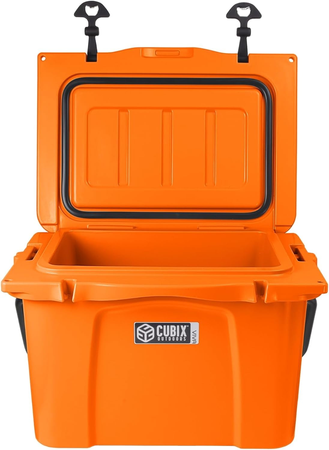 Cubix Outdoors Viva 25 QT Portable Insulated Hard Cooler - Fits 30 Cans - Zesty Orange