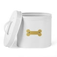 thumbnail image 2 of Park Life Designs Cheshire Pet Treat Canister with Bone Motif, Silicone Gasket & Secure Lid, 2 of 5