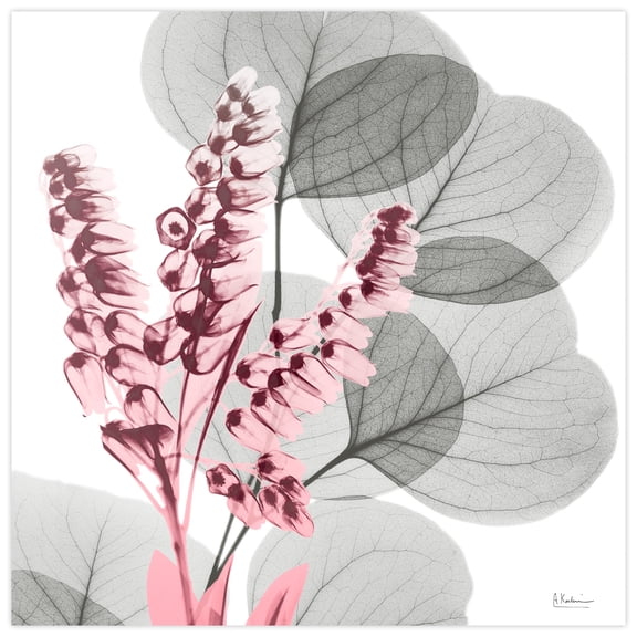 Empire Art Direct Eucalyptus Bush 2 Frameless Free Floating Tempered Glass Panel Graphic Flower Wall Art, 24" x 24" x 0.2", Ready to Hang