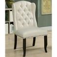 thumbnail image 5 of Tradi Fabric Tufted Wingback Side Chairs, Set of 2, Beige, 5 of 5