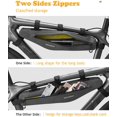 thumbnail image 3 of ROCKBROS Bike Top Tube Bag Cycling Pouch 1.5 L Bike Frame Bag Bike Triangle Bag Waterproof Classified Capacity, 3 of 5
