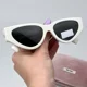 thumbnail image 1 of Miu Miu Women Sunglasses White Dark Grey Cat Eye MU03ZS 1425S0 BRAND NEW, 1 of 6