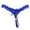Blue, variant on Women's Panties Elegant Open Cut Lace Mesh T-Back Underwear for Modern Comfort and Flirty Appeal Blue One Size