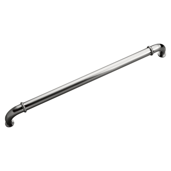 Hickory Hardware Cottage Collection Appliance Pull, 18" C/C - Satin Nickel