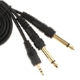 thumbnail image 3 of Adaptador De 3,5 Mm A 6,5 Mm A Cable de sonido Cable De shamjiam  Conector de adaptador dual, 3 of 5