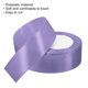 thumbnail image 3 of Uxcell Yards Double Face Decorate Crafts Roll Satin Ribbon Light Purple, 3 of 6