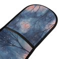 thumbnail image 4 of Yayeee Double Oven Mitt Kitchen Heat Resistant Baking 35" x7" Quilted Glove, Trees in The Night, 4 of 6