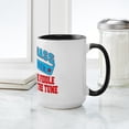 thumbnail image 4 of CafePress - BLUEGRASS MUSIC LOVER Large Mug - 15 oz Ceramic Large White Novelty Mug, 4 of 4