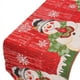 thumbnail image 2 of Camino de mesa navideño Impresión de bandera Desgaste Bandera de mesa navideña de Navidad resistente a la suciedad para decoración de mantel navideño Modelo de muñeco de nieve, 2 of 12