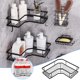 thumbnail image 1 of Portaobjetos de baño | Estantería de esquina de acero inoxidable antióxido | Organizador impermeable resistente al moho para colgar de pared | Instalación de adhesivos | Ahorro de espacio en esquina, 1 of 1