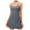 Gray, variant on qolati Womens Tennis Dress 2023 Workout Dress with Built-in Bra and Shorts Pockets Exercise Dress Casual Sleeveless Golf Athletic Dresses