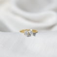 thumbnail image 4 of Rosec Jewels Lab Diamond Promise Ring for Women - Toi Et Moi Ring - Ready to Gift for Valentines Day, 14K Yellow Gold, US 3.00, 4 of 8