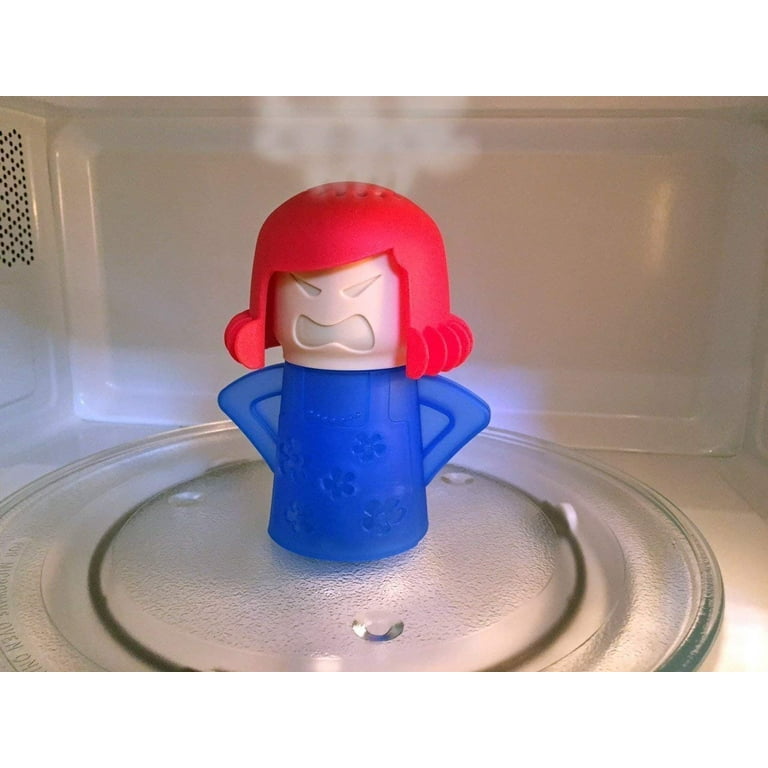 This Angry Mama Microwave Cleaner Uses Steam To Clean The Crud Off