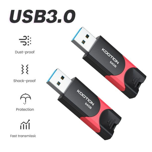 Aiibe 2 Pack 128GB Flash Drives USB 3.0 Gaming Thumb Jump Drive Bulk