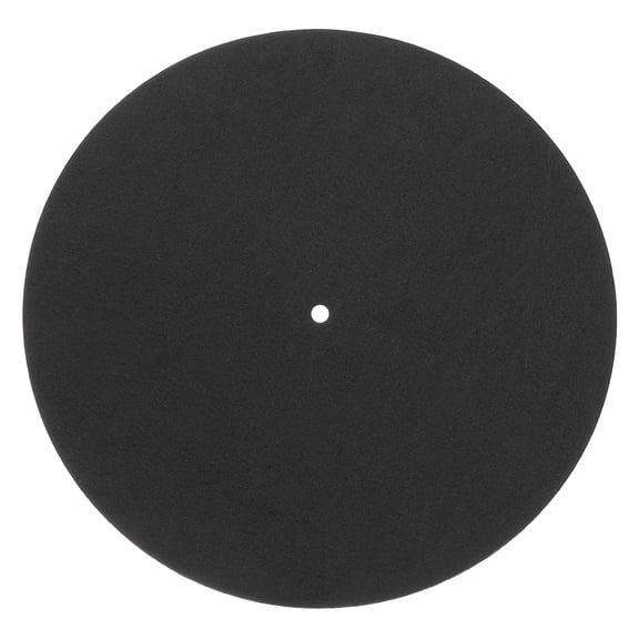 Uxcell Record Player Mat, 12 Inch Turntable Mat 3mm Felt Turntable Pad for Vinyl Record Player, Black