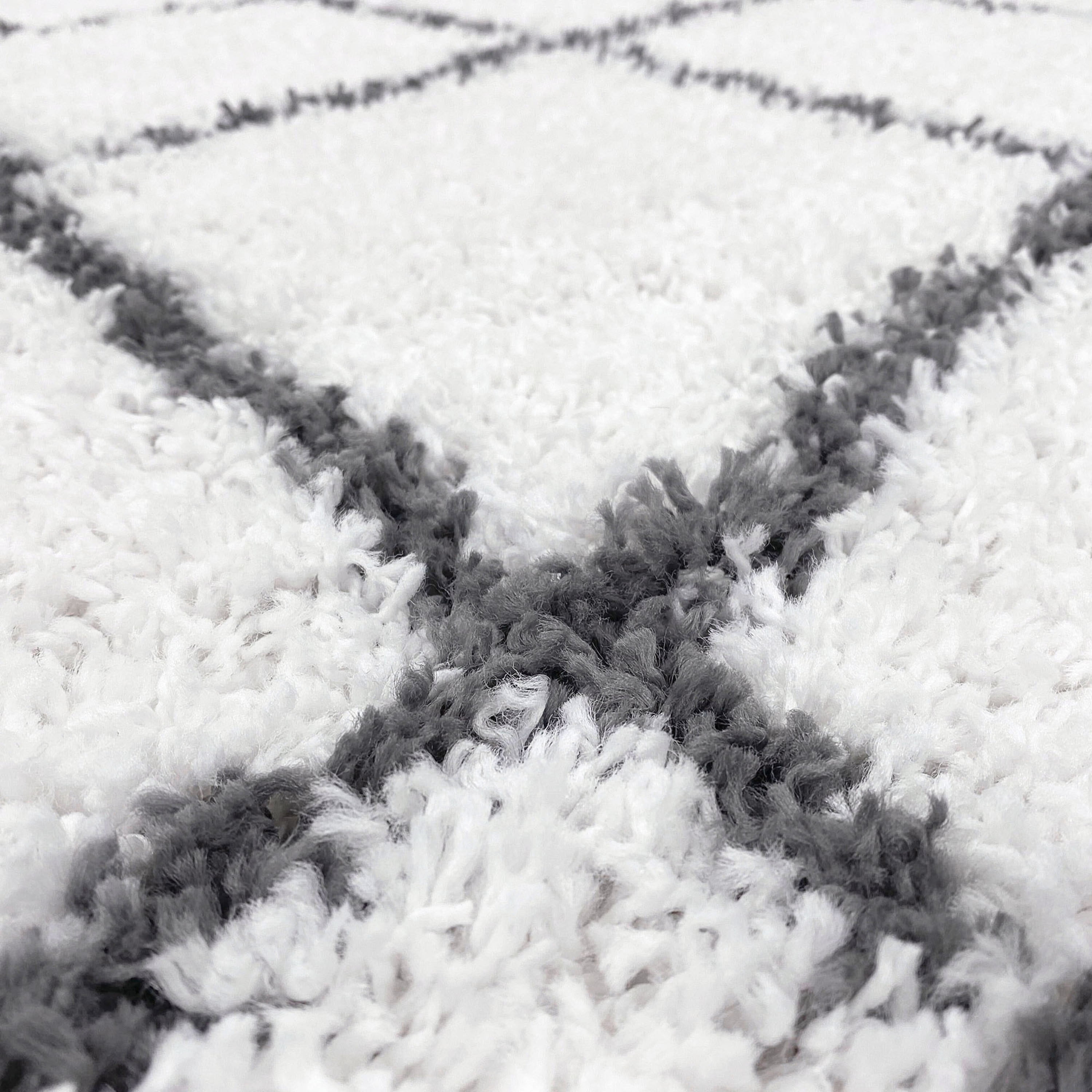 2x3 Modern White Small Area Rug, Throw Mat for Indoor Entry | Ideal for Kitchen or Bathroom Rugs 2' x 3'