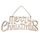 thumbnail image 1 of Feliz Navidad Adornos colgantes de madera calada para puerta, regalos artesanales, decoración para árbol de Navidad (2), 1 of 7