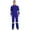 Blue, variant on Men's Work Coveralls Jumpsuits Long Sleeves Reflective Mechanics Body Suits Red S