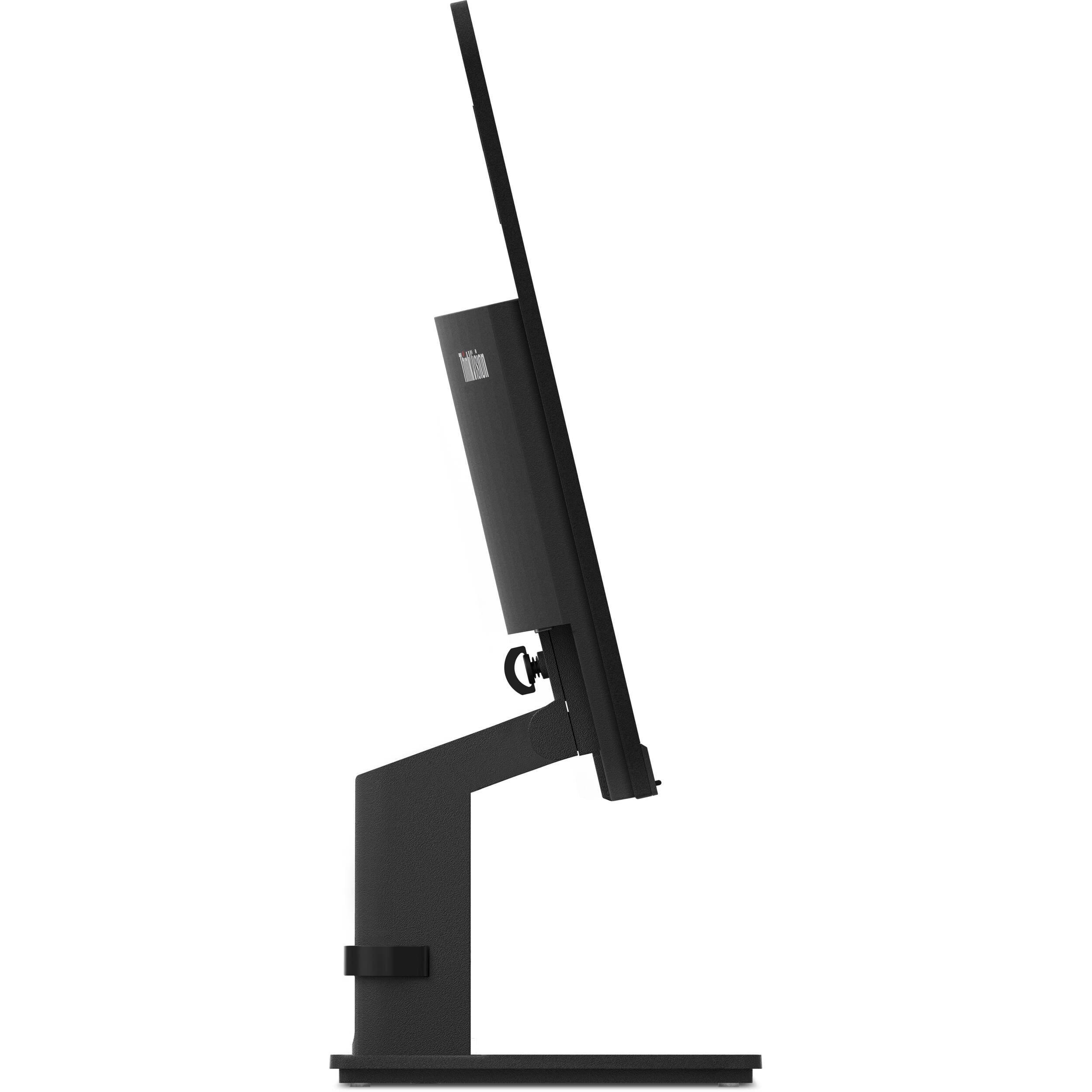Lenovo ThinkVision S24e-20 23.8" Full HD WLED LCD Monitor 2-Pack Bundle with 250 Nit, FreeSync, 1920 x 1080, Vertical Alignment, HDMI-VGA, Raven Black, Fully Adjustable Desk Mount Monitor Stand
