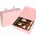 thumbnail image 6 of 3 Sizes Available Luxury Magnetic Gift Box With Lid Ribbon Lafite Grass Greeting Card Valentine's Day Gift Packaging Box, 6 of 9