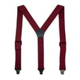 thumbnail image 1 of Y Back Suspenders Airport Friendly Suspenders,NO buzz with Plastic Clip 1.5 inch Fully Elastic Braces, 1 of 6