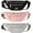 Black, Grey, Pink, variant on Pack of 3 Women's Waterproof Waist Bag Outdoor Sports Waterproof Waist Bag Adjustable Strap Waist Bag