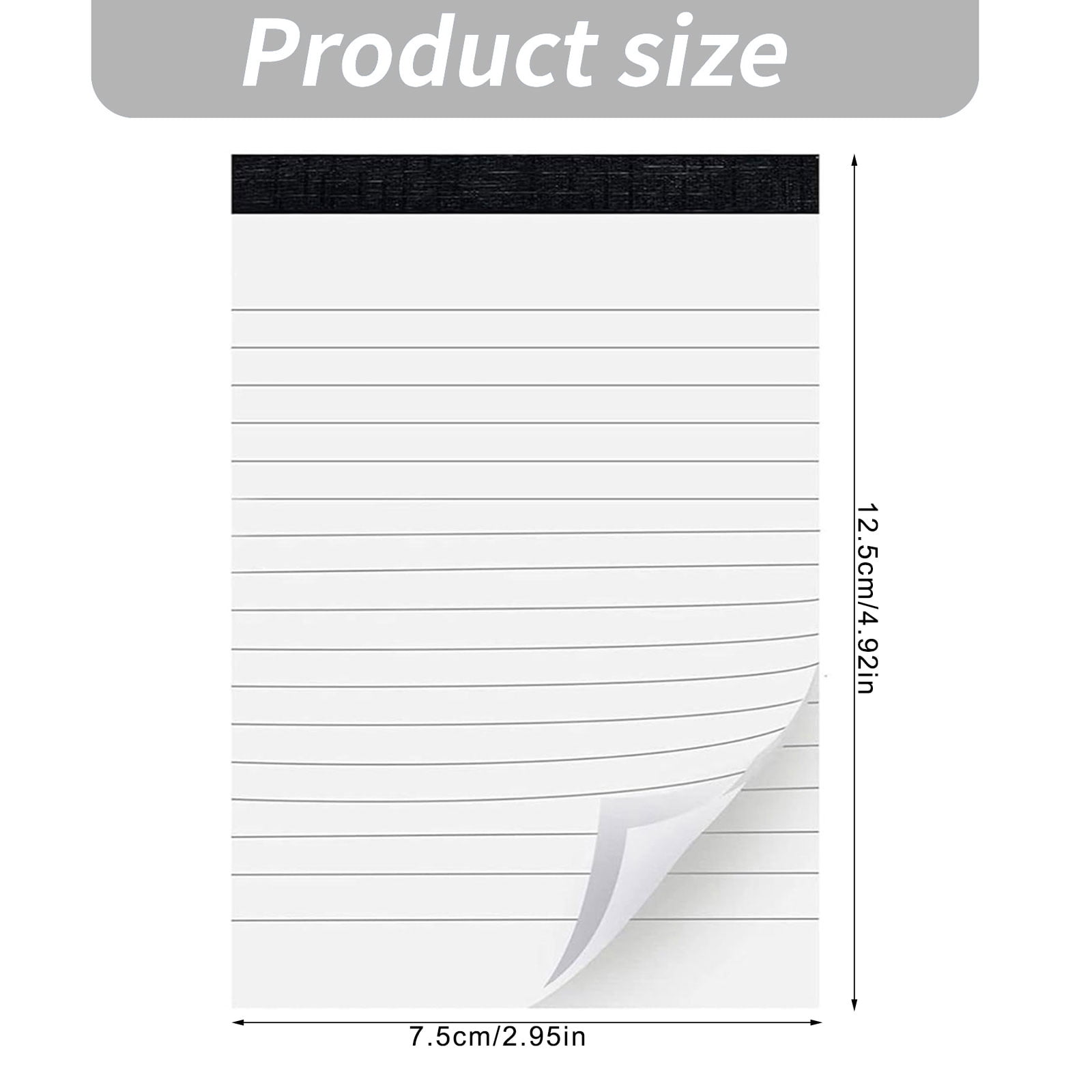 Pack of Tear Off Writing Notepads Writing Pad Without Adhesive For Notes