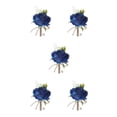 thumbnail image 3 of Dalazy Durable And Long-Lasting Wedding Flower With Handcrafted White Roses For Special Occasions Delicate And Refined navy blue 5Set, 3 of 6