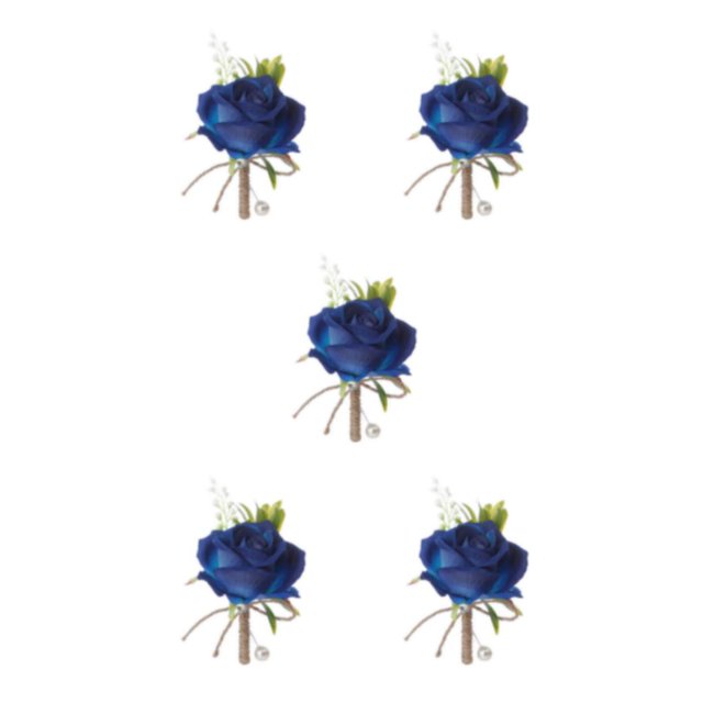 Sonducket Flores de boda duraderas y duraderas Elegancia clásica y atemporal Rosas de boda para padrinos de boda azul marino Type2 NO2