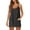 Dark Gray, variant on Crunowin Women's Sleeveless Mini Dress with Pockets Casual Solid Round Neck Summer Dress Dark Gray Size L