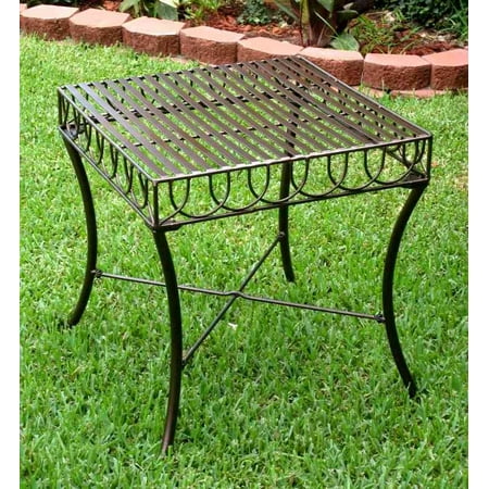 Iron Outdoor Patio Side Table
