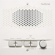 NuTone NRS103 3-Wire Indoor Remote Intercom Station with AM/FM Radio Tuner and 16 Radio Settings