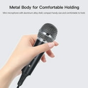 Ammoon PC/Phone Microphone,3.5mm Plug+Play Home Recording Studio Equipment for Live Broadcast Conferencing Chatting