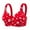 Red, variant on Ohufall Push Up Seamless Bras for Women No Underwire Support and Lift V Neck Wireless T-Shirt Bras Full Coverages Bralettes Everyday Bras, 36B/C-46B/C