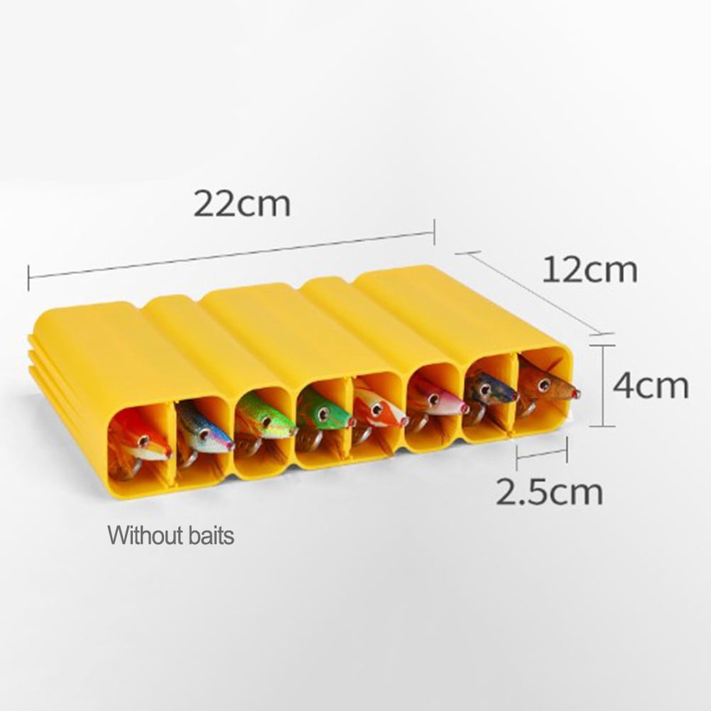 Sportact Fishing Accessories,Fishing Equipment,Fishing Lure Box Baits Hook Container Wooden Bait Shrimp Box Bait Storage Case