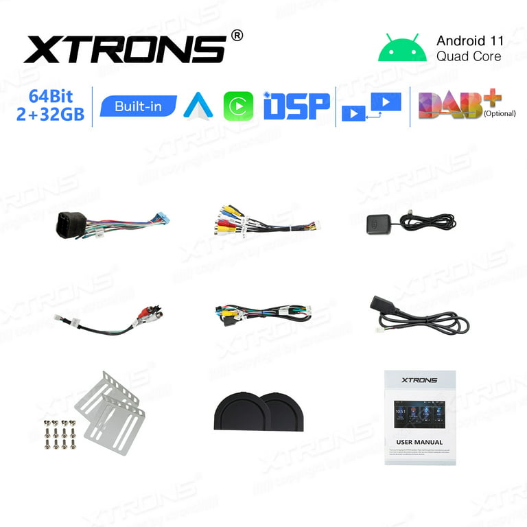 Radio 2 Din Android Wifi y 3G compatible, Xtrons TD610A 