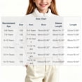 thumbnail image 3 of BXJX Girls Fleece Jackets, Zip‑Up Stand Collar Casual Warm Cropped Outerwear White Size 5-6 T, 3 of 7