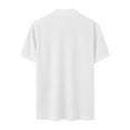thumbnail image 5 of Mlzmgr Mens Tops Half High Neck Short Sleeve Comfy Fitting Solid Color Knit Tee Shirts Summer Fashion, 5 of 7
