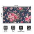 thumbnail image 5 of Pioneer Flower Floral Print Pattern Door Rugs,Washable Non Slip Door Mats Indoor,Decorative Door Mats,Entry Mat Indoor for Entrance,Bedroom,Kitchen,Bathroom,17"x30", 5 of 6
