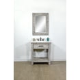 thumbnail image 3 of InFurniture WK8430-G-AP TOP 30 in. Rustic Solid Fir Single Sink Vanity in Grey Driftwood With Arctic Pearl Quartz Marble Top-No Faucet, 3 of 7